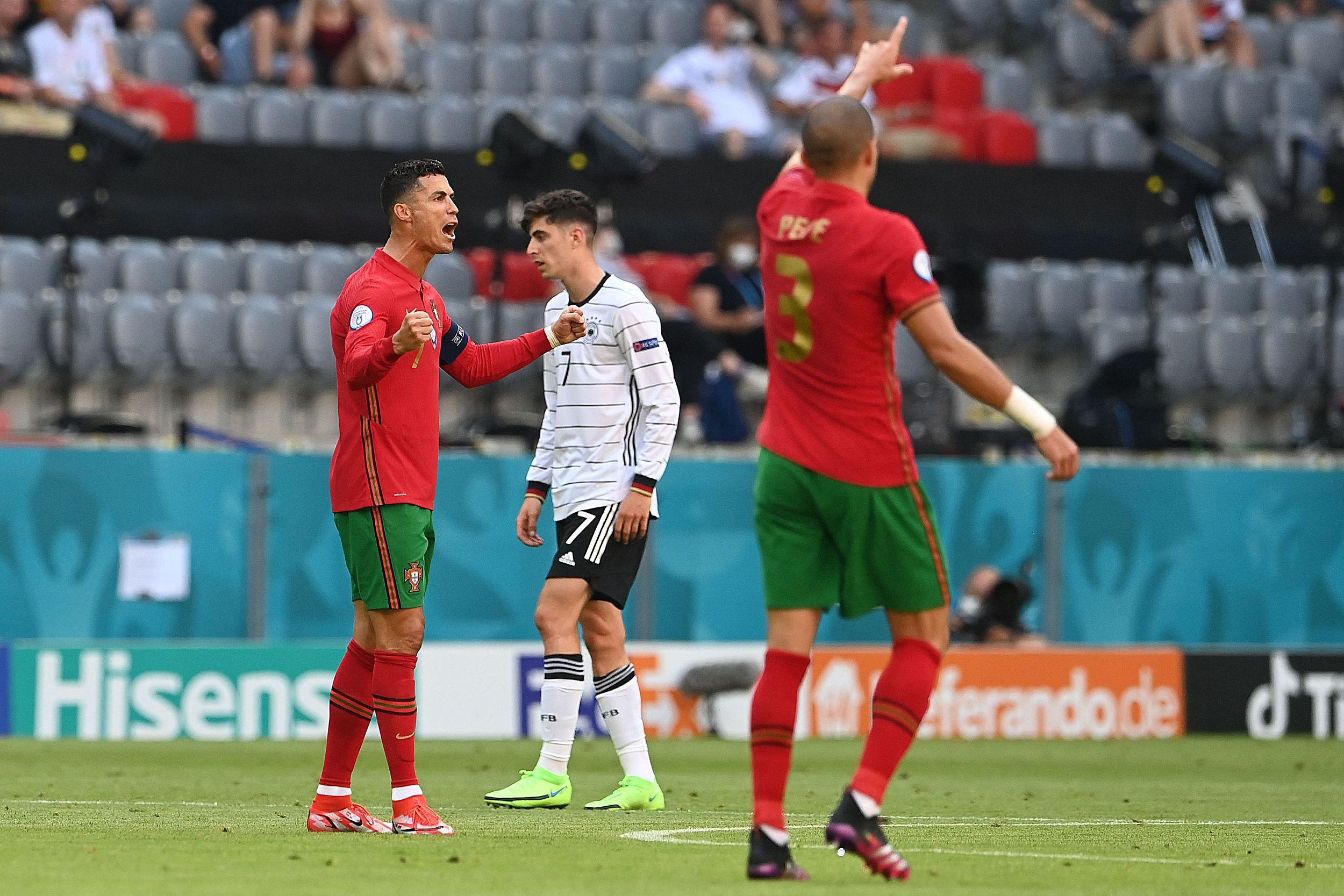 2020 欧洲杯小组赛德国 4：2 击败葡萄牙，